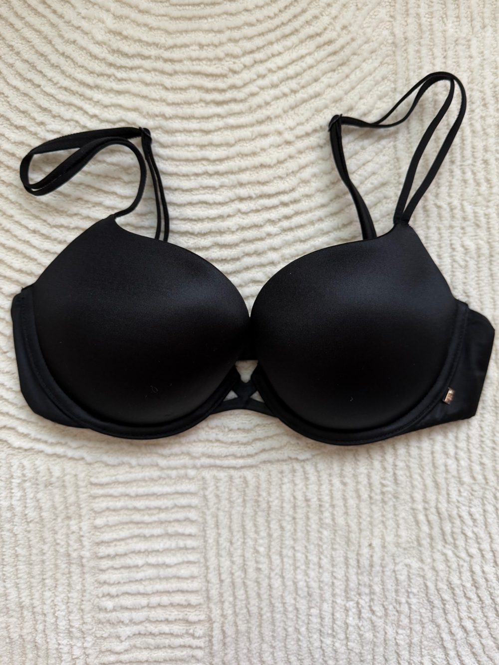Victoria's Secret Very Sexy Padded Demi Bra Black Leopard